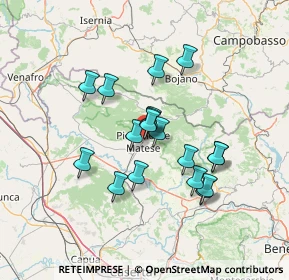 Mappa 81016 Piedimonte Matese CE, Italia (11.99333)