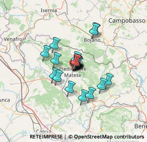 Mappa 81016 Piedimonte Matese CE, Italia (8.6285)