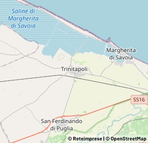 Mappa 76015 Trinitapoli BT, Italia (3.8315)