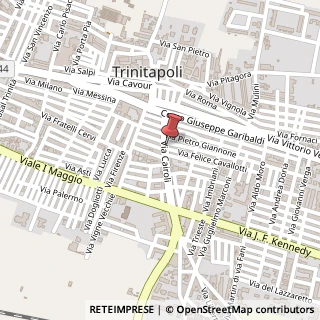 Mappa Via Cairoli, 17, 76015 Trinitapoli, Barletta-Andria-Trani (Puglia)