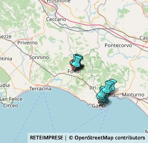 Mappa Via XXIV Maggio, 04022 Fondi LT, Italia (10.97357)