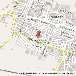Mappa Via Asti, 44, 76015 Trinitapoli, Barletta-Andria-Trani (Puglia)