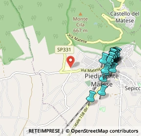 Mappa Via Pigna Pioppetelli, 81016 Piedimonte Matese CE, Italia (1.145)