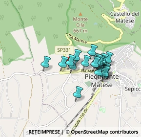Mappa Via Pigna Pioppetelli, 81016 Piedimonte Matese CE, Italia (0.7045)