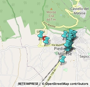 Mappa Via Pigna Pioppetelli, 81016 Piedimonte Matese CE, Italia (1.0075)