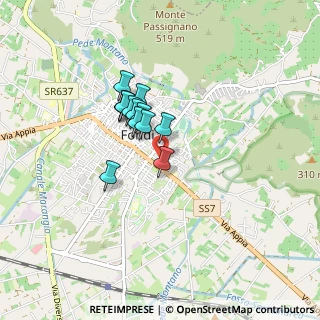 Mappa Via Don Morosini, 04022 Fondi LT, Italia (0.63308)