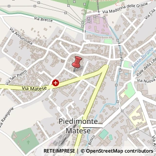 Mappa Via del Immacolata, 6, 81016 Piedimonte Matese, Caserta (Campania)