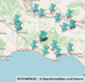 Mappa Via Umberto Saba, 04022 Fondi LT, Italia (15.768)