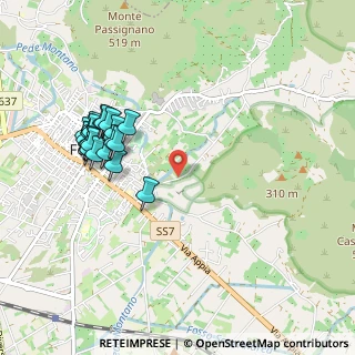 Mappa Via Vetrine, 04022 Fondi LT, Italia (1.081)