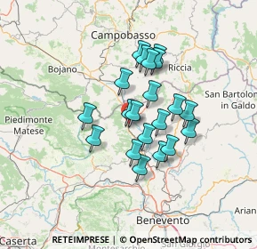 Mappa Morcone, 82026 Morcone BN, Italia (11.0385)