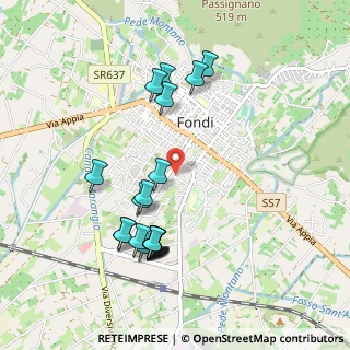 Mappa Traversa di Via Cuneo, 04022 Fondi LT, Italia (1.061)