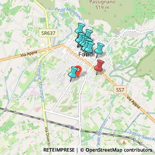 Mappa Traversa di Via Cuneo, 04022 Fondi LT, Italia (0.77385)