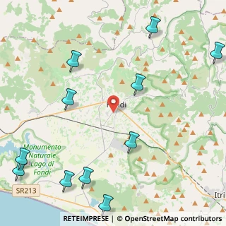 Mappa Traversa di Via Cuneo, 04022 Fondi LT, Italia (6.51636)