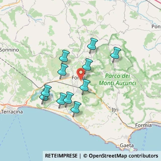 Mappa Via G. Lauri Volpi, 04022 Fondi LT, Italia (6.69909)