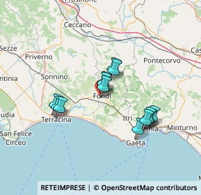 Mappa Via Olbia, 04022 Fondi LT, Italia (12.01692)