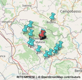 Mappa Via Aldo Moro Traversa I, 81016 Piedimonte Matese CE, Italia (8.6585)