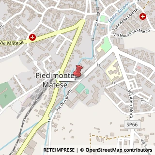 Mappa Via Vincenzo Caso, 3, 81016 Piedimonte Matese, Caserta (Campania)