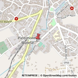Mappa Via Vincenzo Caso, 7, 81016 Piedimonte Matese, Caserta (Campania)