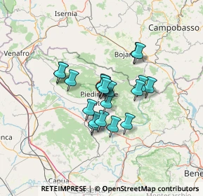 Mappa Via Salvo D'Acquisto, 81016 Piedimonte Matese CE, Italia (9.6305)