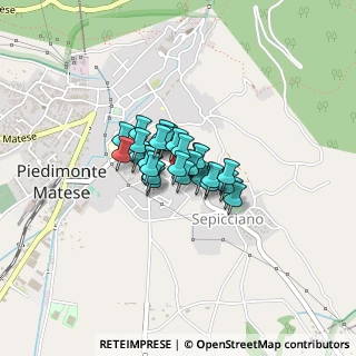 Mappa Via Salvo D'Acquisto, 81016 Piedimonte Matese CE, Italia (0.22143)