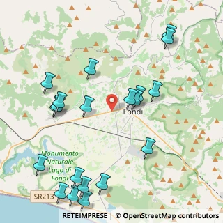 Mappa Via delle Grotte, 04022 Fondi LT, Italia (5.4115)