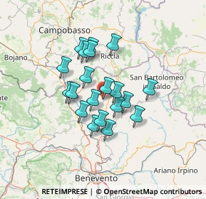 Mappa Via Bebiana, 82020 Circello BN, Italia (10.7415)