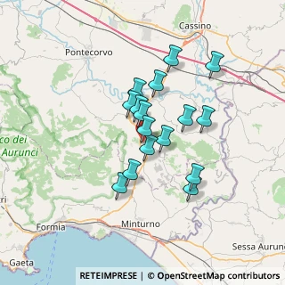 Mappa Via Provinciale, 03040 Ausonia FR, Italia (5.70875)