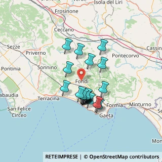 Mappa Via Damiano Chiesa, 04022 Fondi LT, Italia (11.2365)