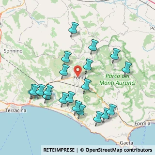 Mappa Via Urbano Rattazzi, 04022 Fondi LT, Italia (8.7895)