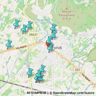 Mappa Via Urbano Rattazzi, 04022 Fondi LT, Italia (1.27)