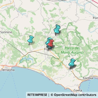 Mappa Via Ponte Nuovo, 04022 Fondi LT, Italia (5.06833)