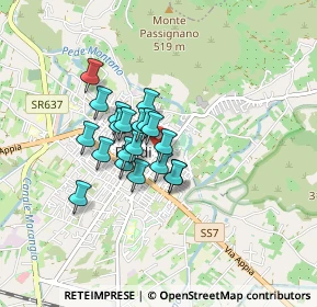 Mappa Via Ponte Nuovo, 04022 Fondi LT, Italia (0.606)