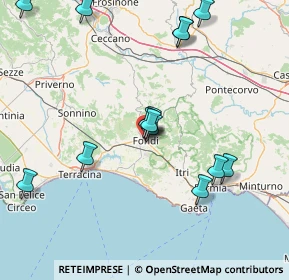 Mappa Via Giulia Gonzaga, 04022 Fondi LT, Italia (17.94643)