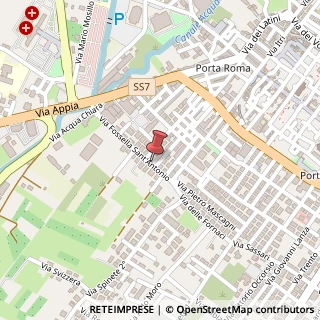 Mappa Via Fossella Sant'Antonio, 55, 04022 Fondi, Latina (Lazio)