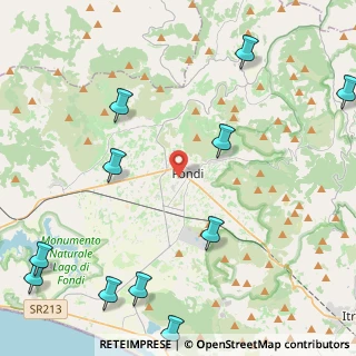 Mappa Via Carlo Alberto dalla Chiesa, 04022 Fondi LT, Italia (6.57636)