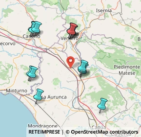 Mappa SS  Casilina km 165, 81044 Tora e Piccilli CE, Italia (17.10533)