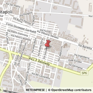 Mappa Via Giovanni Verga,  22, 71049 Trinitapoli, Barletta-Andria-Trani (Puglia)