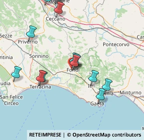 Mappa Via delle Fornaci, 04022 Fondi LT, Italia (18.23929)