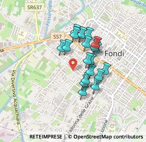 Mappa Via delle Fornaci, 04022 Fondi LT, Italia (0.3475)