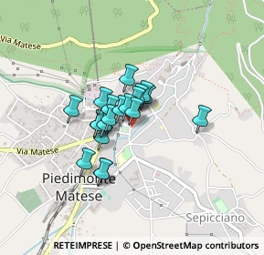 Mappa Piazza V. Cappiello Ang, 81016 Piedimonte Matese CE, Italia (0.278)