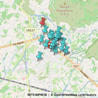Mappa Via Antonio Salandra, 04022 Fondi LT, Italia (0.5115)