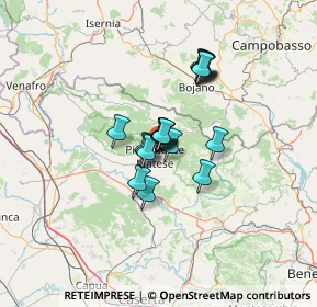 Mappa Via Giovanni Giuseppe D'Amore, 81016 Piedimonte Matese CE, Italia (8.6635)