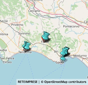 Mappa Via Spinete I°, 04022 Fondi LT, Italia (13.00056)