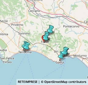 Mappa Via Spinete I°, 04022 Fondi LT, Italia (11.49333)