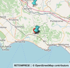 Mappa Via Spinete I°, 04022 Fondi LT, Italia (34.25455)