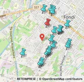 Mappa Via Spinete I°, 04022 Fondi LT, Italia (0.513)