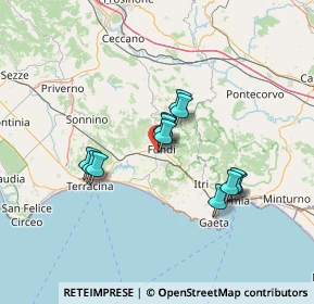 Mappa Via San Marino, 04022 Fondi LT, Italia (11.55333)
