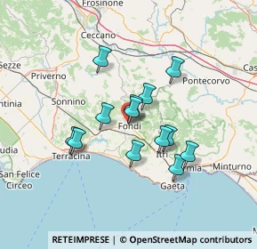 Mappa Via Gaetani Onorato II, 04022 Fondi LT, Italia (11.39154)