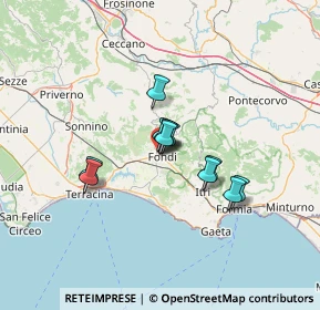 Mappa Viale della Libertà, 04022 Fondi LT, Italia (9.69727)
