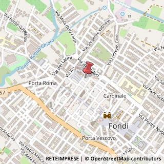 Mappa Via Pietro Colletta, 04022 Fondi LT, Italia, 04022 Fondi, Latina (Lazio)